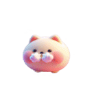 もちもち猫のかわいい表情（個別スタンプ：3）