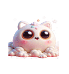 もちもち猫のかわいい表情（個別スタンプ：7）