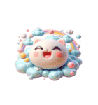 もちもち猫のかわいい表情（個別スタンプ：10）