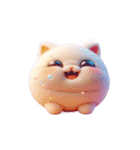 もちもち猫のかわいい表情（個別スタンプ：15）