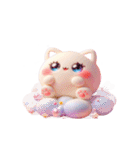 もちもち猫のかわいい表情（個別スタンプ：21）