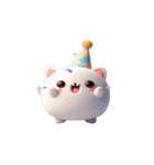 もちもち猫のかわいい表情（個別スタンプ：22）