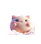 もちもち猫のかわいい表情（個別スタンプ：26）