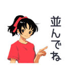 ポニテ女子の集合★持ち物リマインド（個別スタンプ：32）