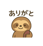 秋を楽しむナマケモノ/癒し・ネタ・共感（個別スタンプ：3）