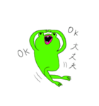 あわてんぼうのカエル（個別スタンプ：10）