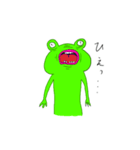 あわてんぼうのカエル（個別スタンプ：15）