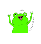 あわてんぼうのカエル（個別スタンプ：17）