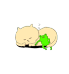 あわてんぼうのカエル（個別スタンプ：34）