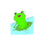 あわてんぼうのカエル（個別スタンプ：38）