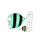ゆかいな海の生き物スタンプ（個別スタンプ：38）