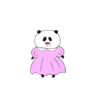 愉快な子パンダ（個別スタンプ：9）
