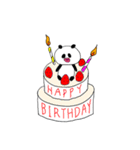 愉快な子パンダ（個別スタンプ：19）