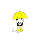 愉快な子パンダ（個別スタンプ：25）