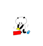 愉快な子パンダ（個別スタンプ：36）