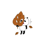 愉快な子パンダ（個別スタンプ：38）