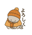 秋服アザラシの日常秋あるある×ハロウィン（個別スタンプ：4）