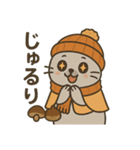 秋服アザラシの日常秋あるある×ハロウィン（個別スタンプ：13）