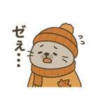 秋服アザラシの日常秋あるある×ハロウィン（個別スタンプ：16）