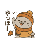 秋服アザラシの日常秋あるある×ハロウィン（個別スタンプ：17）