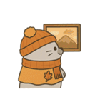 秋服アザラシの日常秋あるある×ハロウィン（個別スタンプ：32）