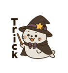 秋服アザラシの日常秋あるある×ハロウィン（個別スタンプ：36）