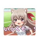 運動会みなみちゃんスタンプ（個別スタンプ：5）