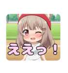 運動会みなみちゃんスタンプ（個別スタンプ：9）