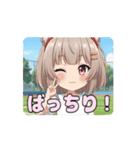 運動会みなみアニメーション（個別スタンプ：1）