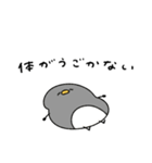 ネガティブなへんてこなペンギン（個別スタンプ：6）