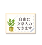 書き込める♡観葉植物カード（個別スタンプ：11）