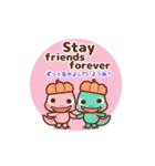 ❤️うごく！ BABYディノ♡秋のセット[英＆和]（個別スタンプ：23）