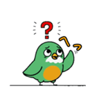 ぽてぽて！緑の鳥（個別スタンプ：30）