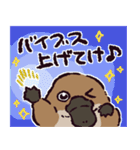 カモノハシです。（個別スタンプ：1）