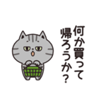 サバトラの家族連絡【関西弁】（個別スタンプ：13）