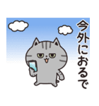 サバトラの家族連絡【関西弁】（個別スタンプ：26）