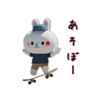 【3D】毎日使える♡らぶりぃちびうさぎ♡（個別スタンプ：15）