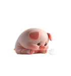 ピンクのブタはただ寝そべりたいだけ（個別スタンプ：21）