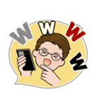 シンプルシリーズ ☆ 男性用 2（個別スタンプ：21）