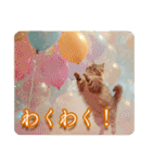 ゆるかわ猫の引き寄せスタンプ（個別スタンプ：6）