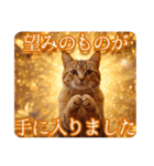 ゆるかわ猫の引き寄せスタンプ（個別スタンプ：23）