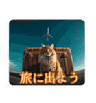ゆるかわ猫の引き寄せスタンプ（個別スタンプ：24）