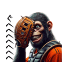 ゴリラ×ベースボール（野球）！第九弾（個別スタンプ：3）