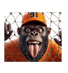 ゴリラ×ベースボール（野球）！第九弾（個別スタンプ：4）