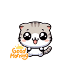 ねこのデイリースタンプ（個別スタンプ：1）