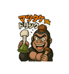 秋の味覚変態ゴリラ爆誕！狂気と笑いのネタ（個別スタンプ：27）