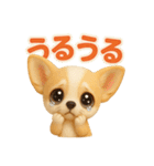 可愛い飛び出すワンちゃんポップアップ（個別スタンプ：21）