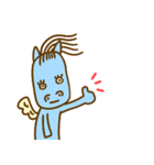 画伯チックなペガサス（個別スタンプ：14）