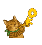 なんだかんだと和風猫 キジトラ編（個別スタンプ：1）