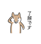 柴犬スタンプ（日常会話）（個別スタンプ：3）